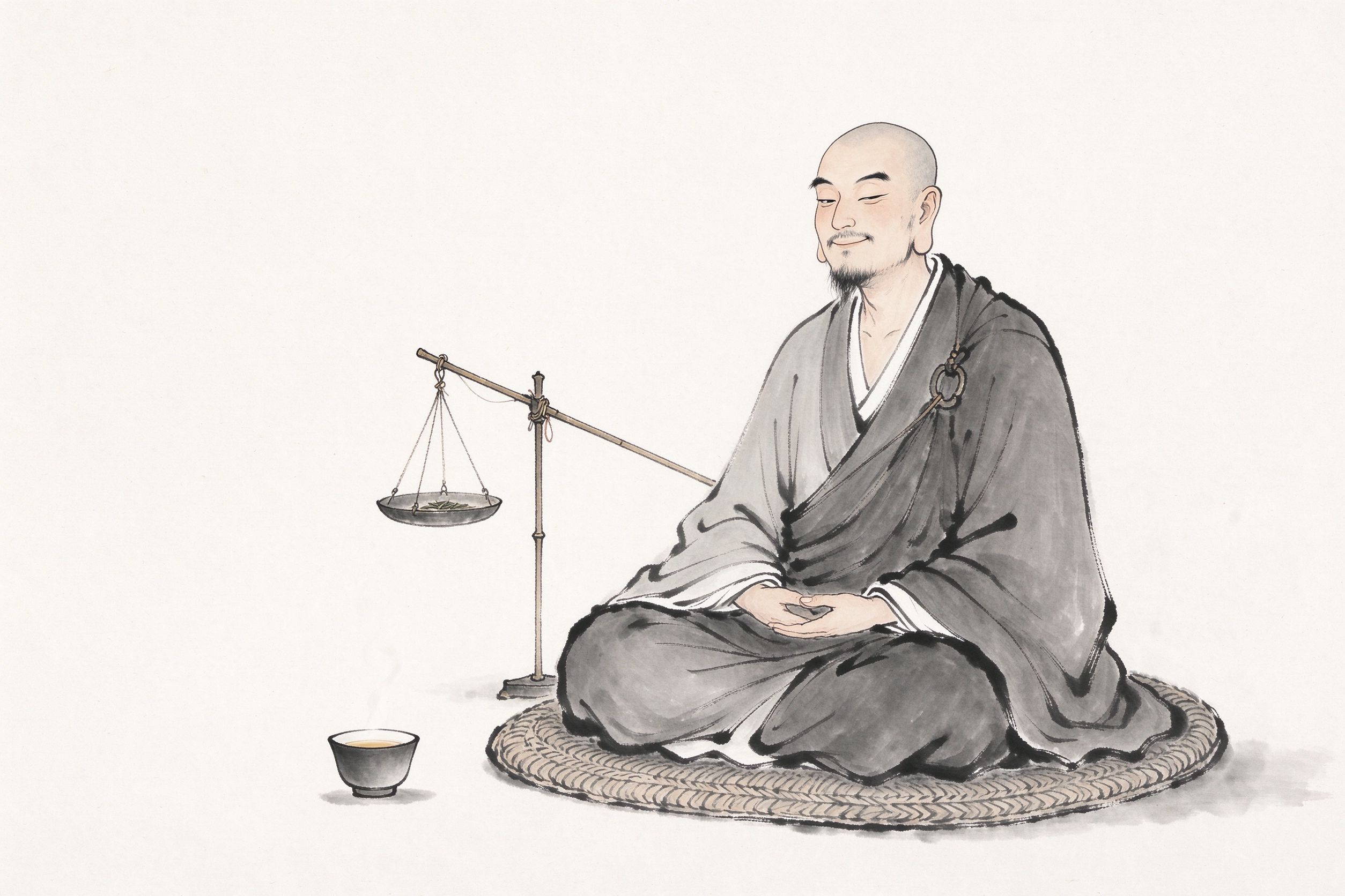 禅僧与秤